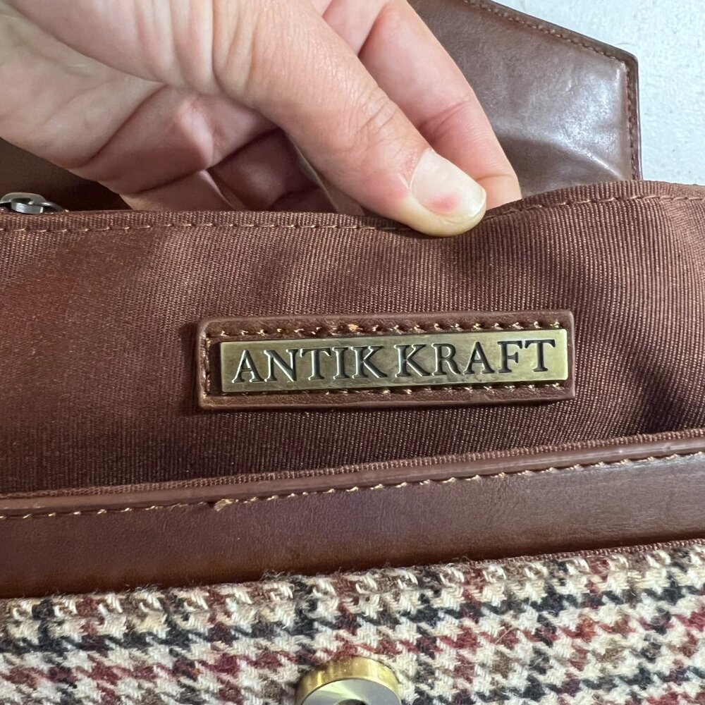 Antik Kraft - Vintage handbag - Brown - Small - Crossbody - Picture 13 of 13